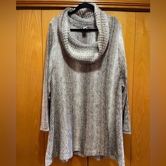 Catherines Sweaters - Catherine's Cowl Neck Sweater Tunic Length  Size 3X